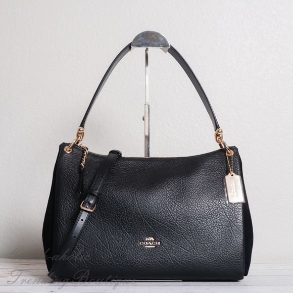 Coach Bags Nwt Coach Mia Shoulder Bag In Leather And Suede Poshmark